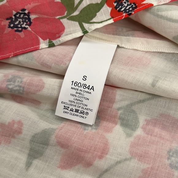 Kate Spade Bold Garden Blooms Smocked Dress with pockets, Small, new with tags - Picture 12 of 16